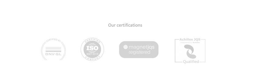 Our certifications Our certifications